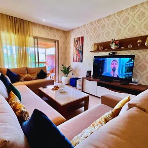  Appartement Luxurious At Prestigia Golf Marrakech With Golf Course, Pool, And Breathtaking Atlas Mountains View